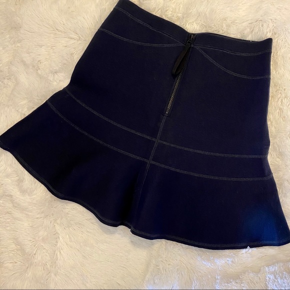 J. CREW Navy Flared Surf Skirt Medium EUC - Picture 6 of 7
